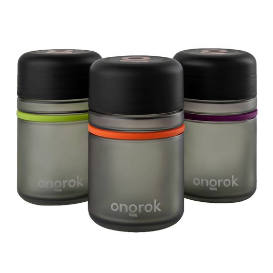 Child Resistant Glass Storage Jar | 3 Pack, 180ml